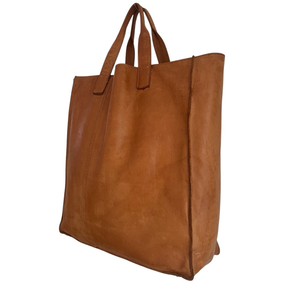 Ecco Tan Leather Tote Bag